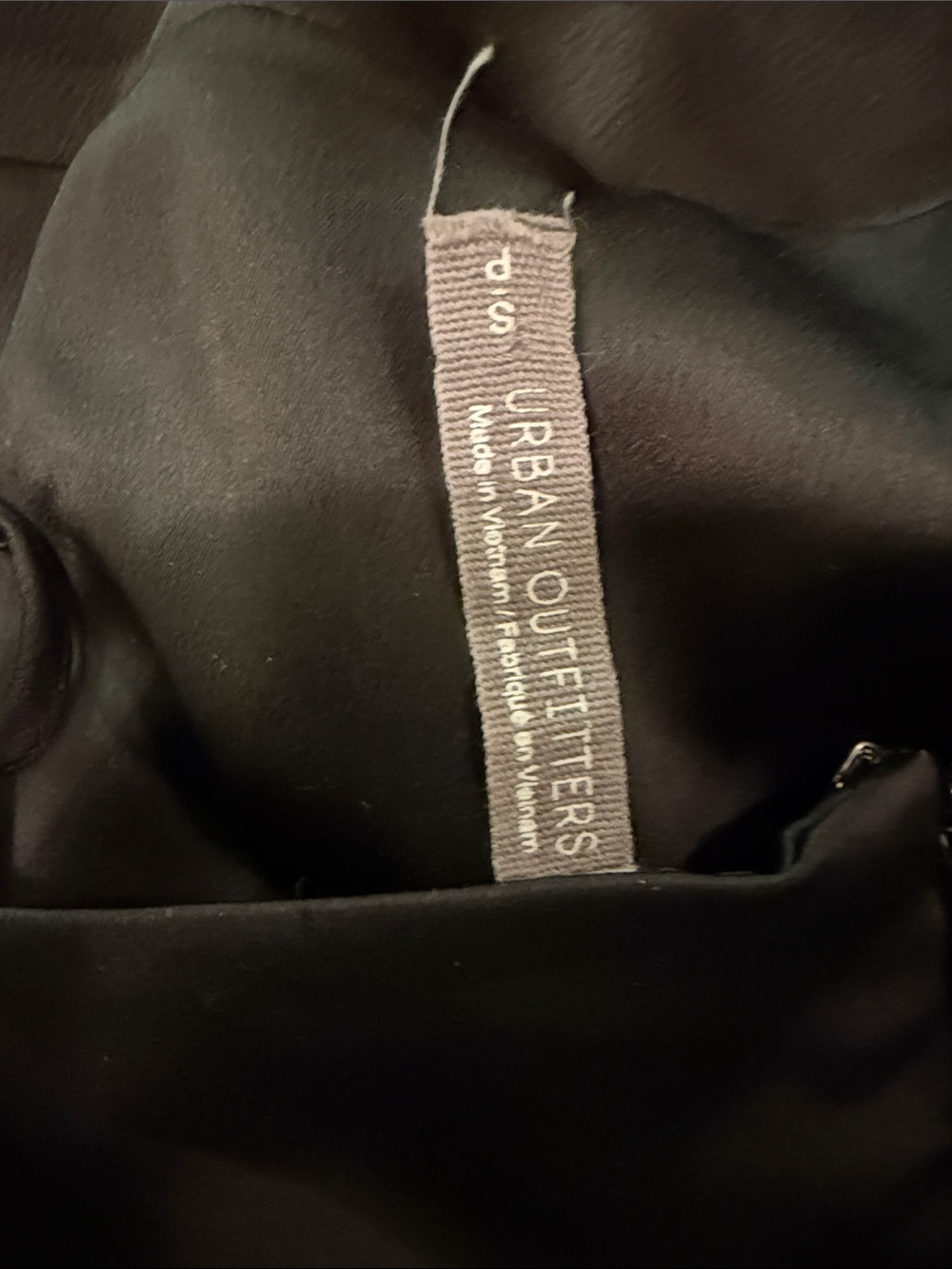 Urban Outfitters Black Cowl Slip Mini Dress - Picture 2 of 4